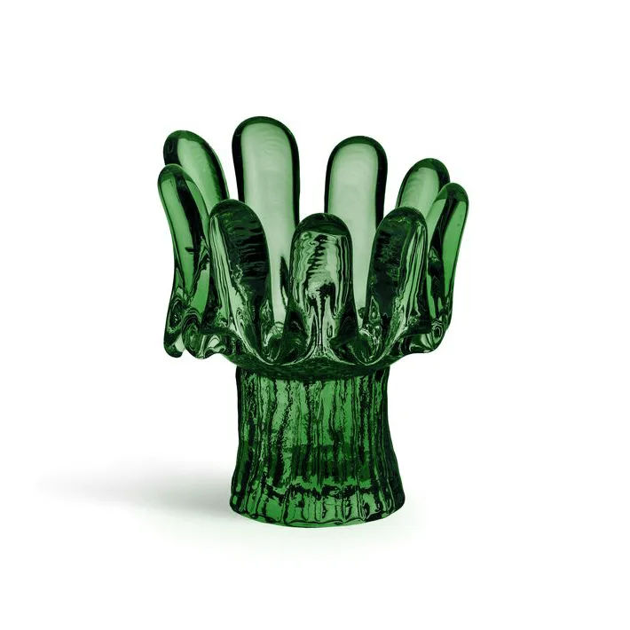Farolillo Solros 11,5 cm, Verde esmeralda Kosta Boda