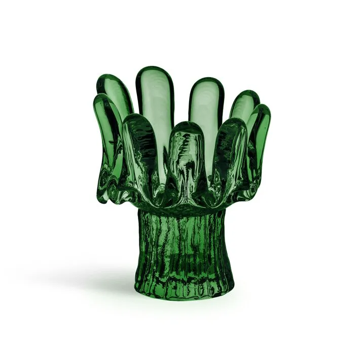 Farolillo Solros 11,5 cm, Verde esmeralda Kosta Boda