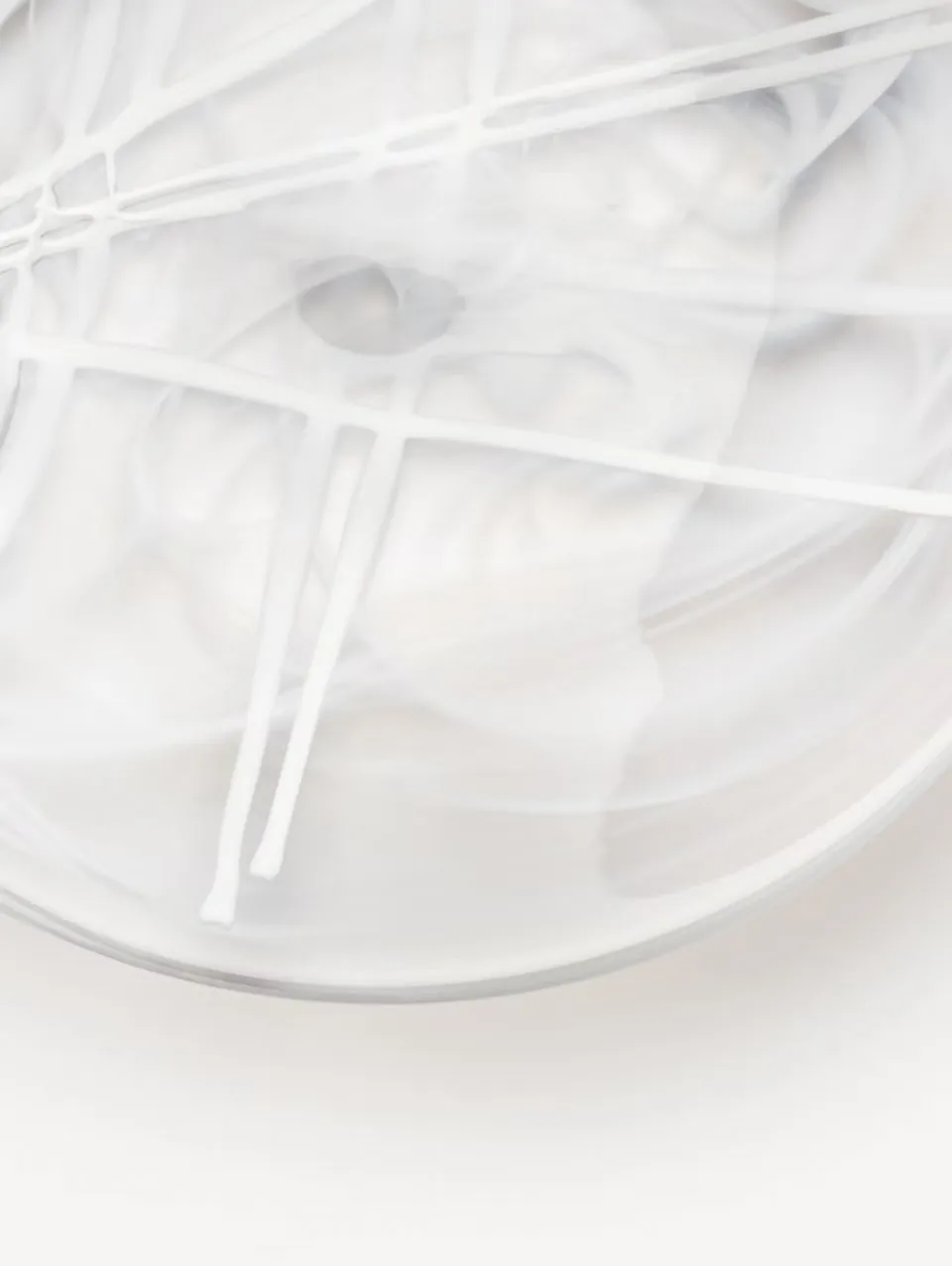 Fuente Contrast 380 mm, Blanco-blanco Kosta Boda