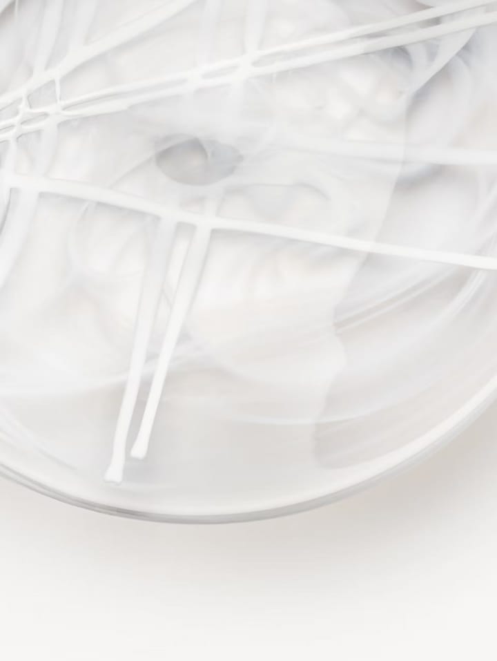 Fuente Contrast 380 mm, Blanco-blanco Kosta Boda