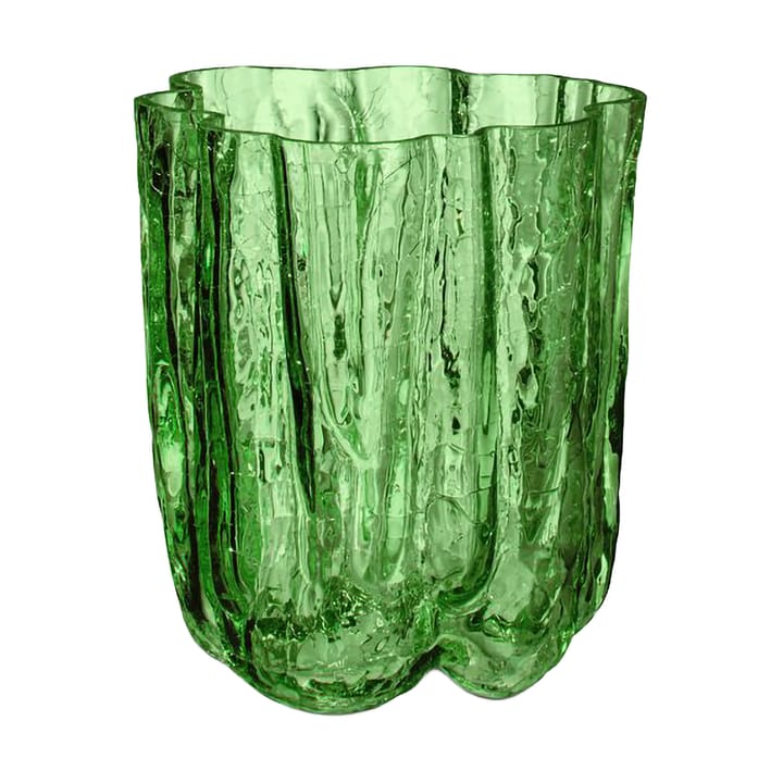 Jarrón Crackle 12,1 cm - Verde oscuro - Kosta Boda