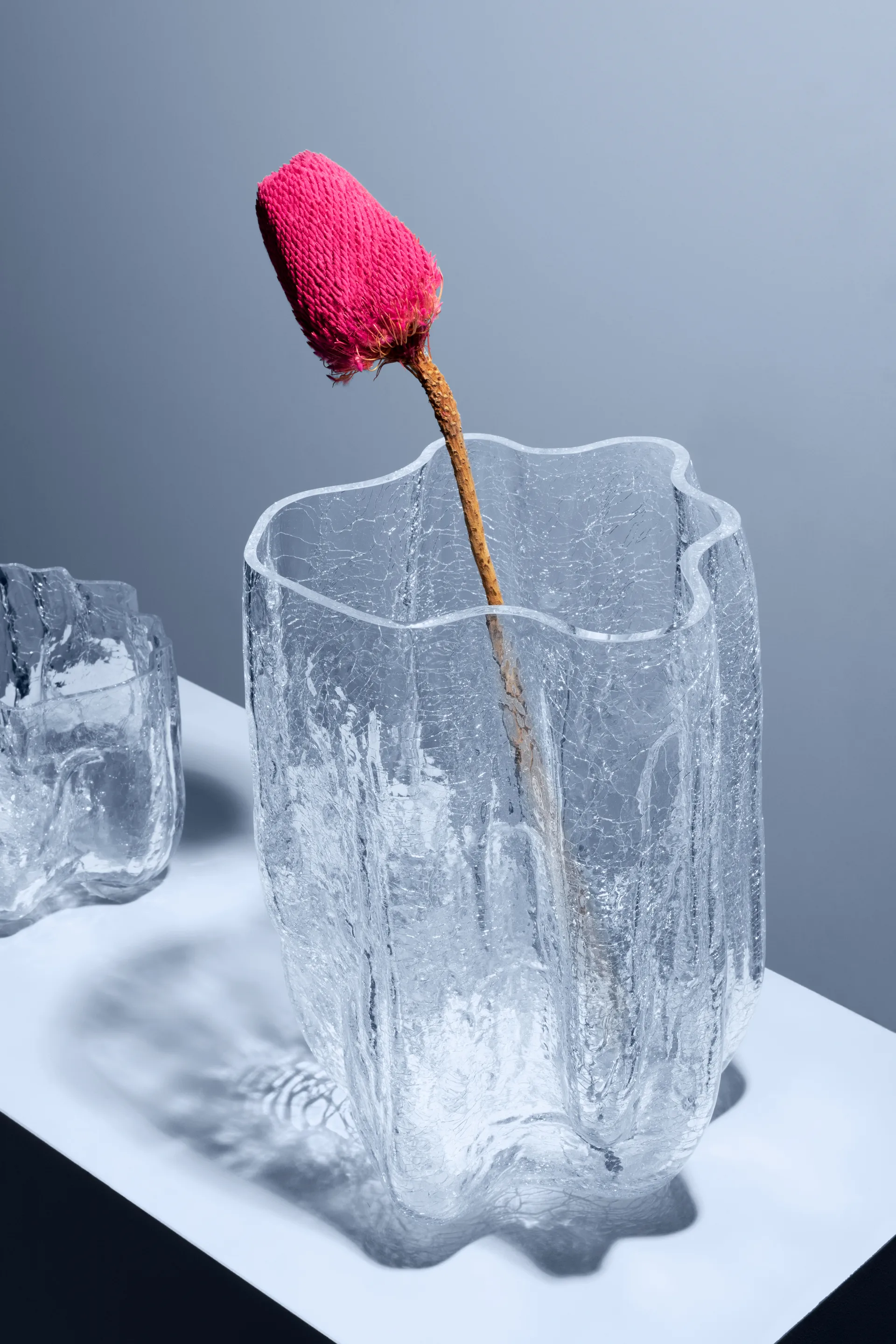 Jarrón Crackle 37 cm, Transparente Kosta Boda