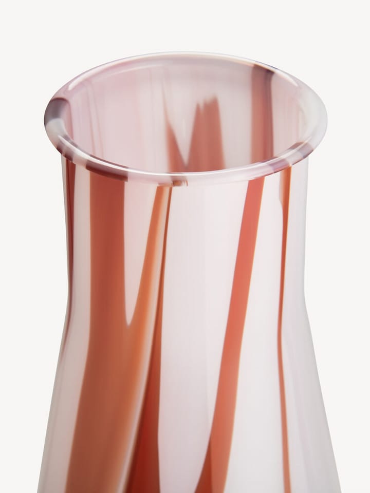 Jarrón erlenmeyer Lab 30,5 cm, Rojo-blanco-rosa Kosta Boda