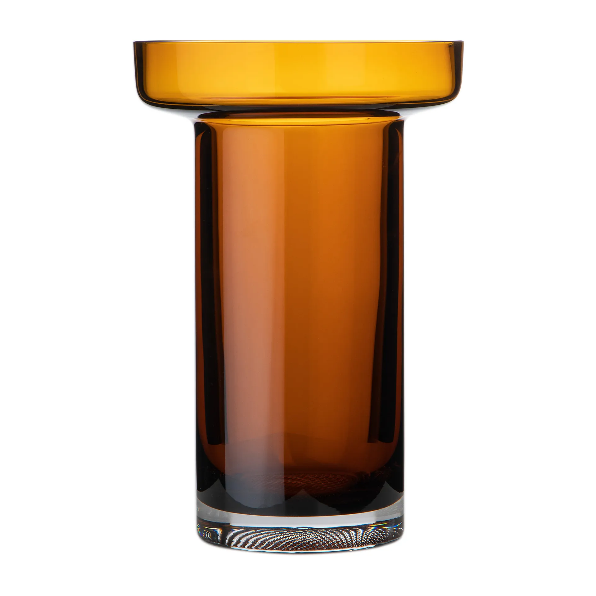 Jarrón Limelight Rose 23 cm, Ámbar Kosta Boda