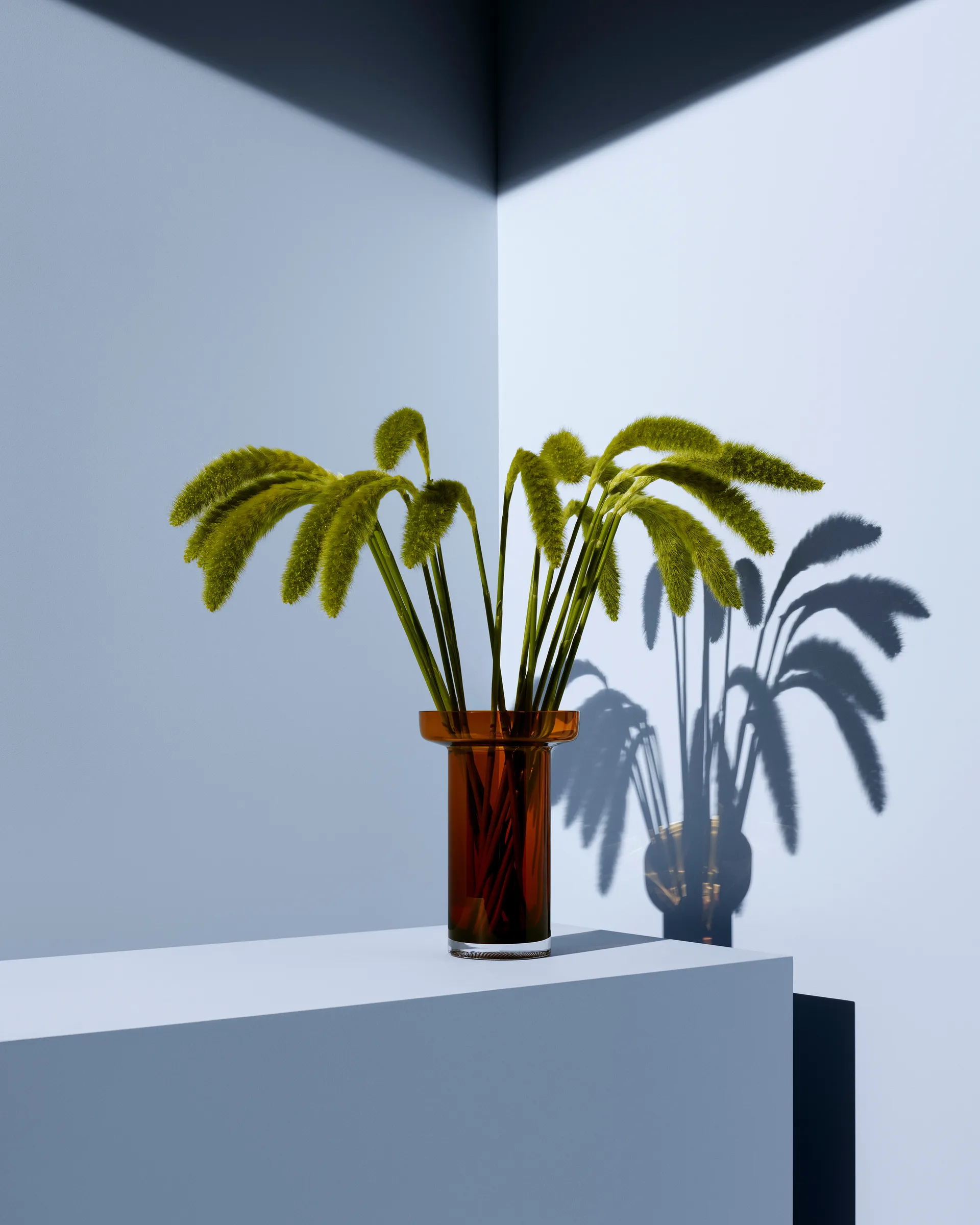 Jarrón Limelight Rose 23 cm, Ámbar Kosta Boda