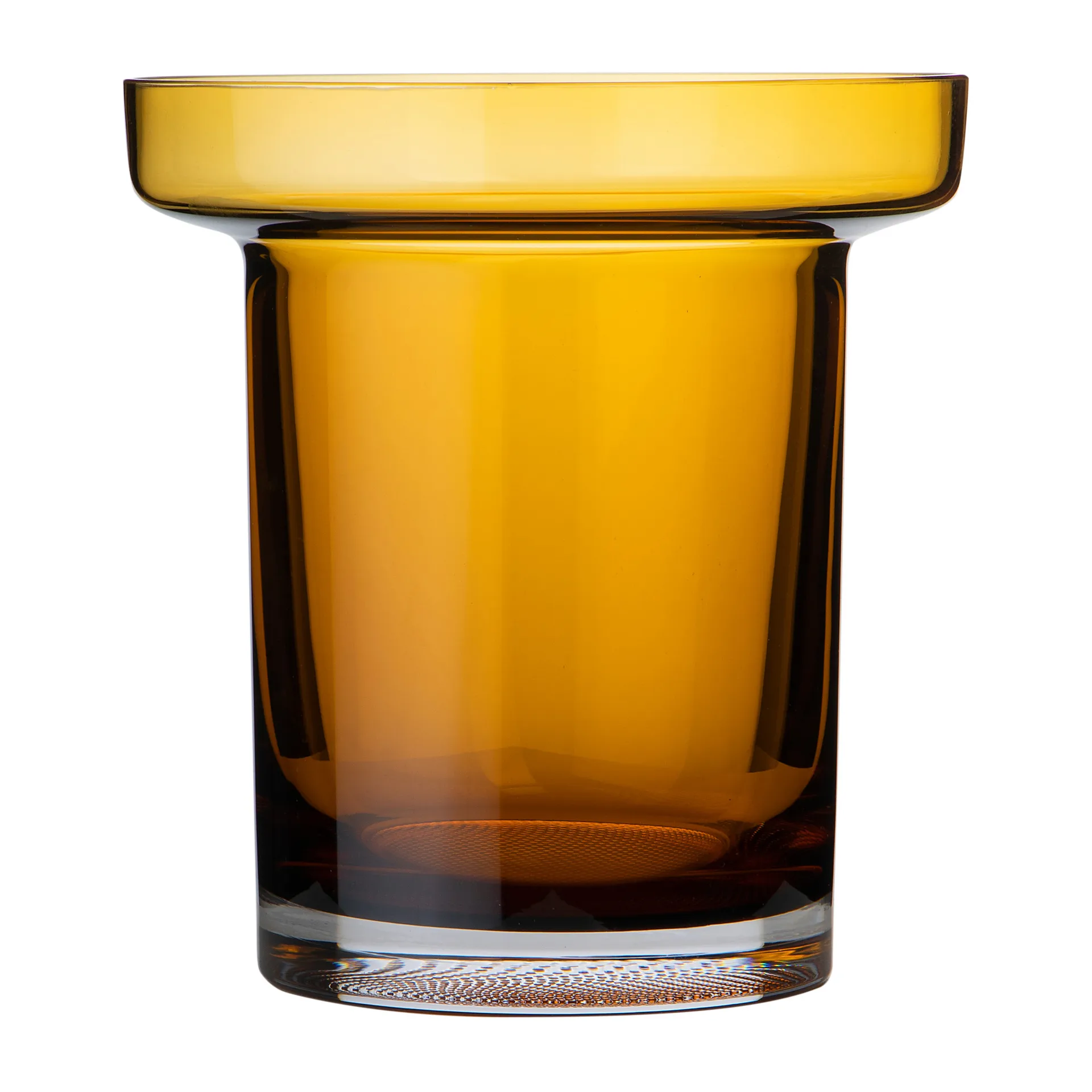 Jarrón Limelight Tulip 19,5 cm, Ámbar Kosta Boda