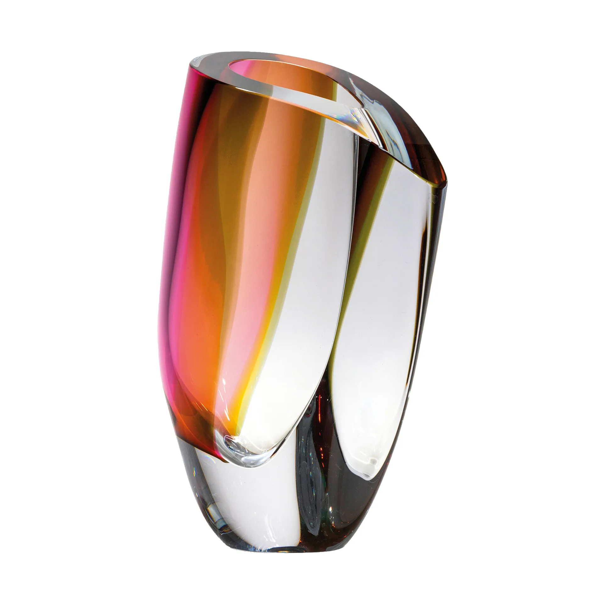 Jarrón Mirage 31 cm, Gris-rojo Kosta Boda