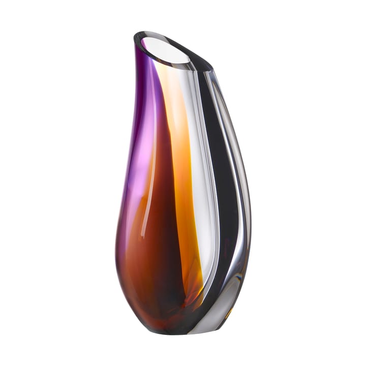 Jarrón Orchid 280 mm, Morado-ámbar Kosta Boda