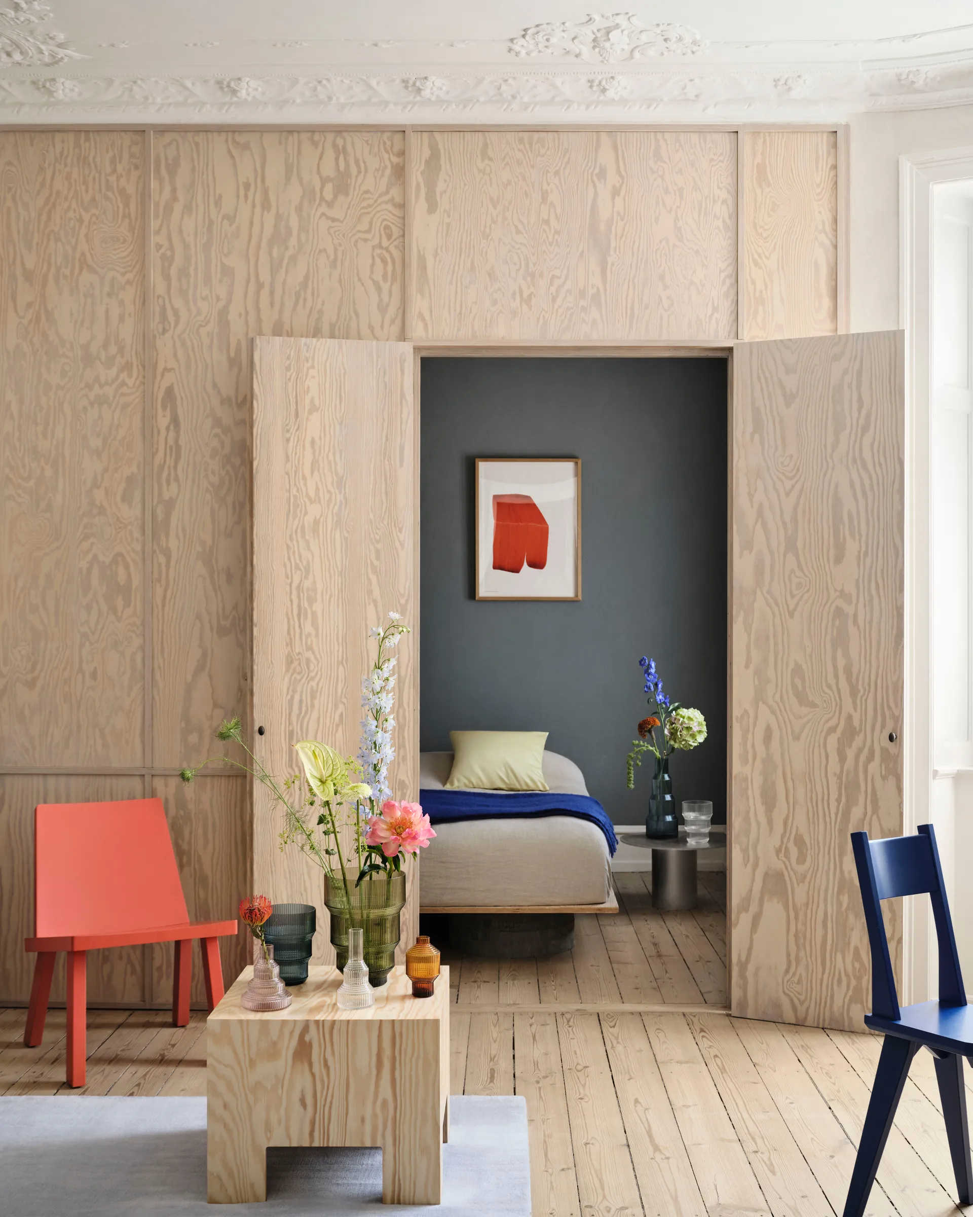 Jarrón Pavilion 259 mm, Verde Kosta Boda