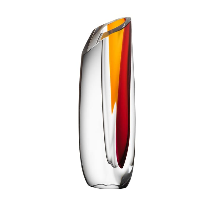 Jarrón Saraband 36 cm - rojo-naranja - Kosta Boda