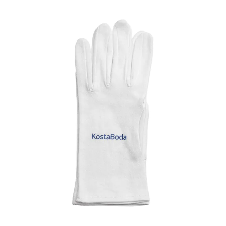Kosta Boda glass care guante - Blanco, medium - Kosta Boda