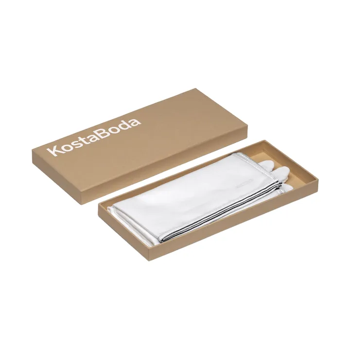 Kosta Boda glass care set box - Blanco, large - Kosta Boda
