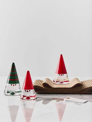 Noel gnomo de Navidad - Rojo, 11,5 cm - Kosta Boda