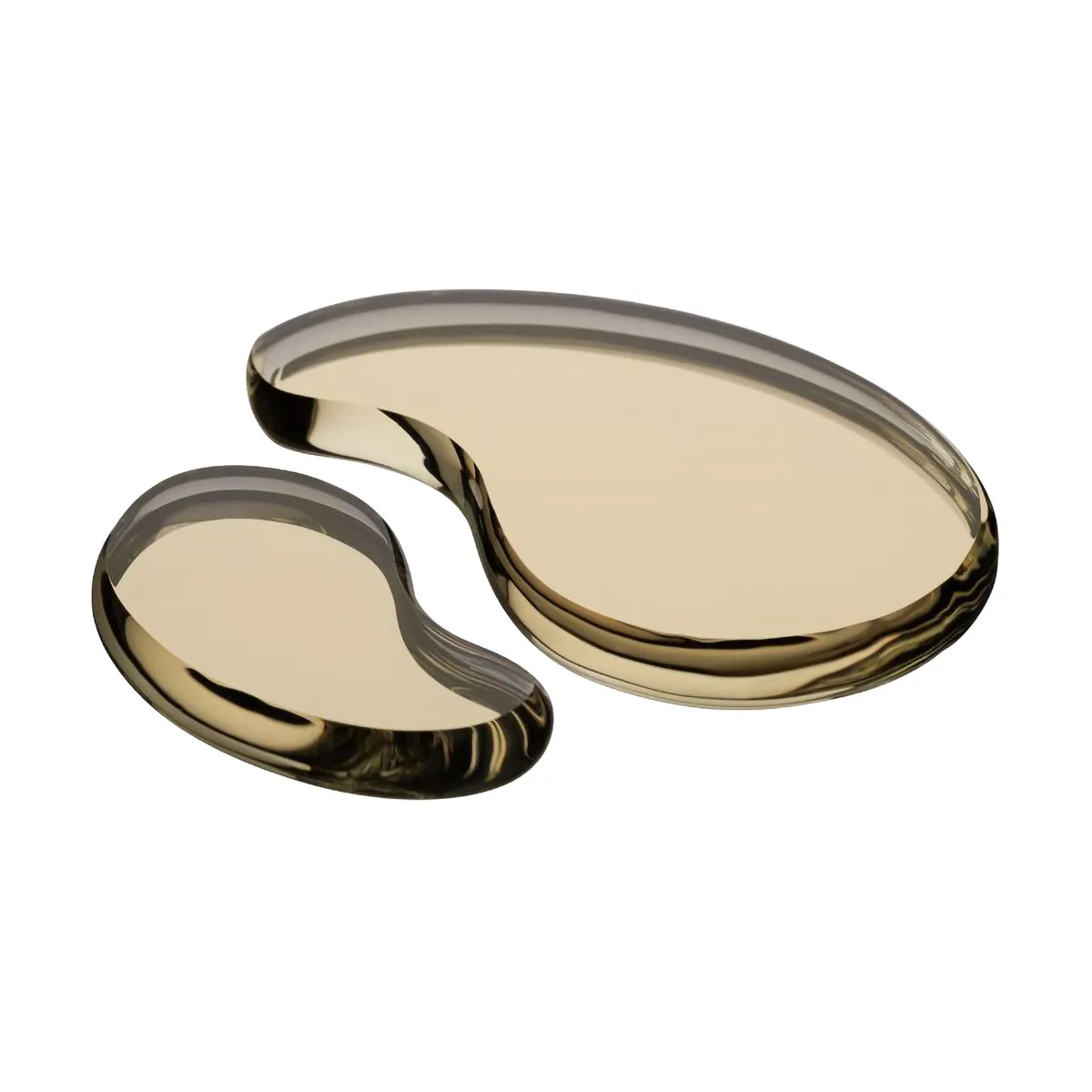 Objeto decorativo Tears of joy 2 piezas, Dorado Kosta Boda