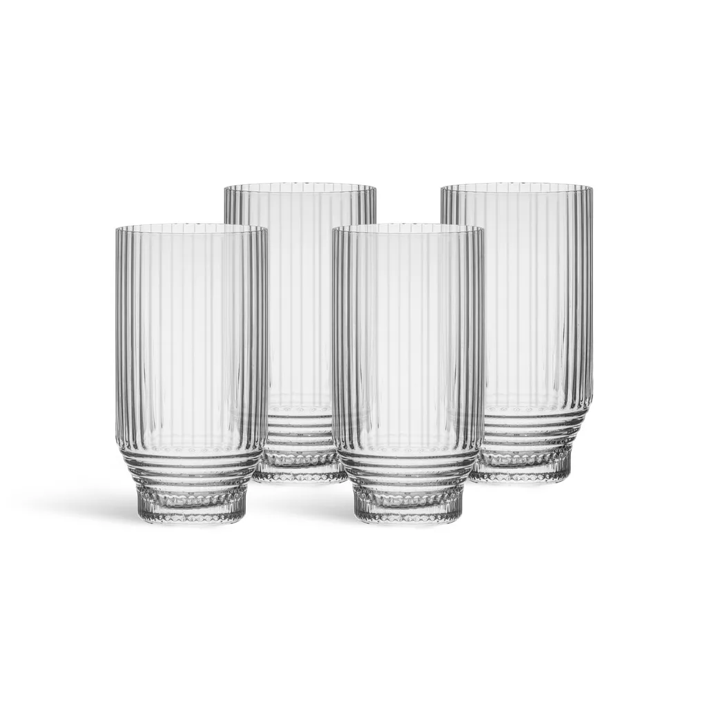 Pavilion vaso highball, Transparente, 30 cl, pack de 4 Kosta Boda