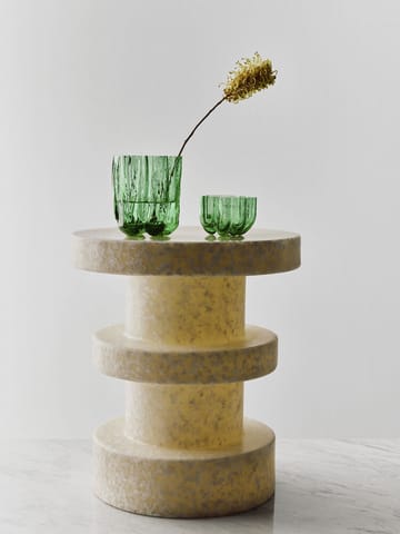 Portavelas Crackle 5,8 cm - Verde oscuro - Kosta Boda