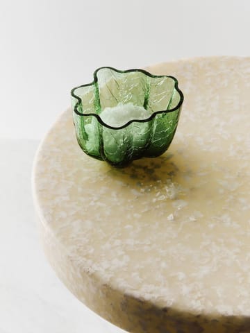 Portavelas Crackle 5,8 cm - Verde oscuro - Kosta Boda