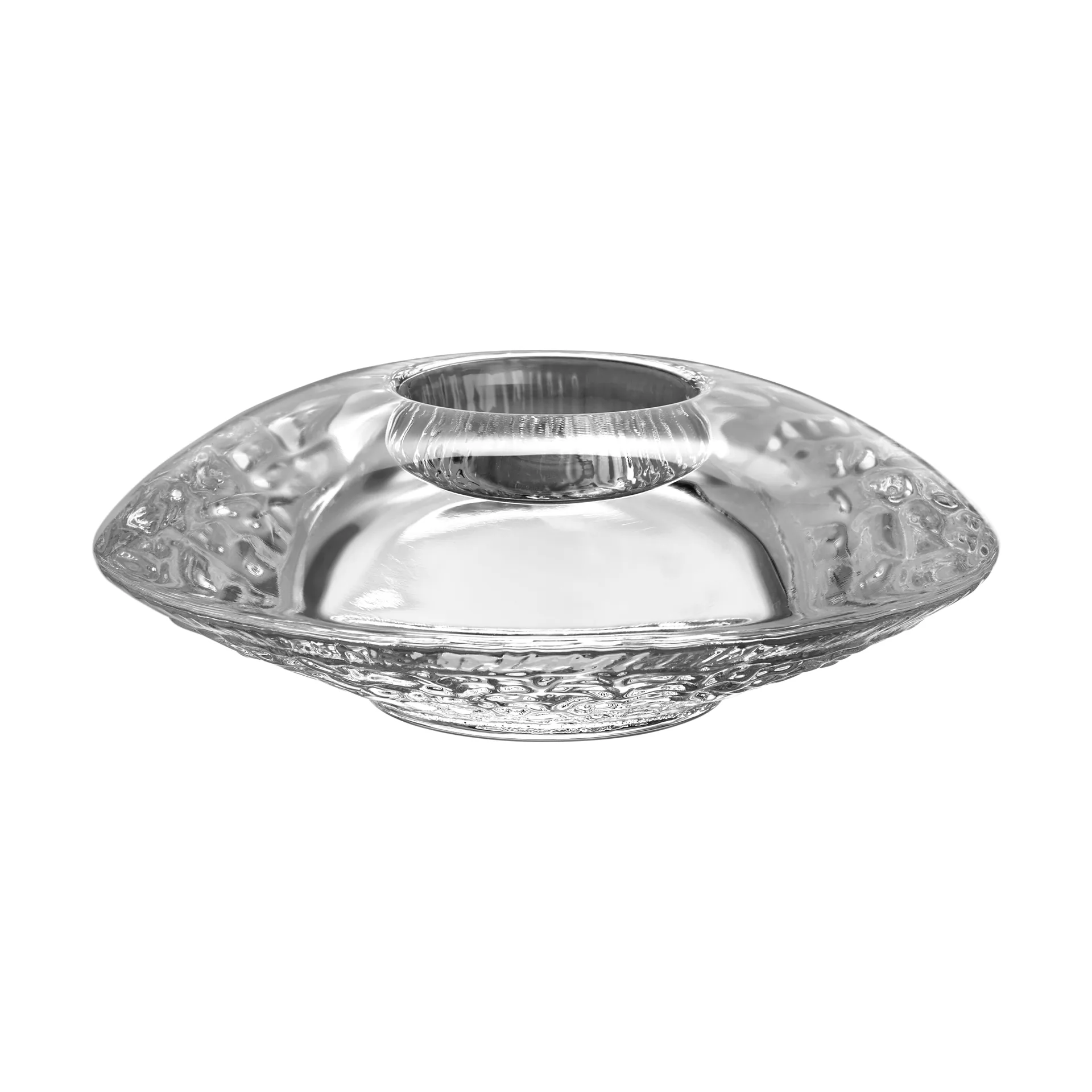 Portavelas Discus 140 mm, Transparente Kosta Boda