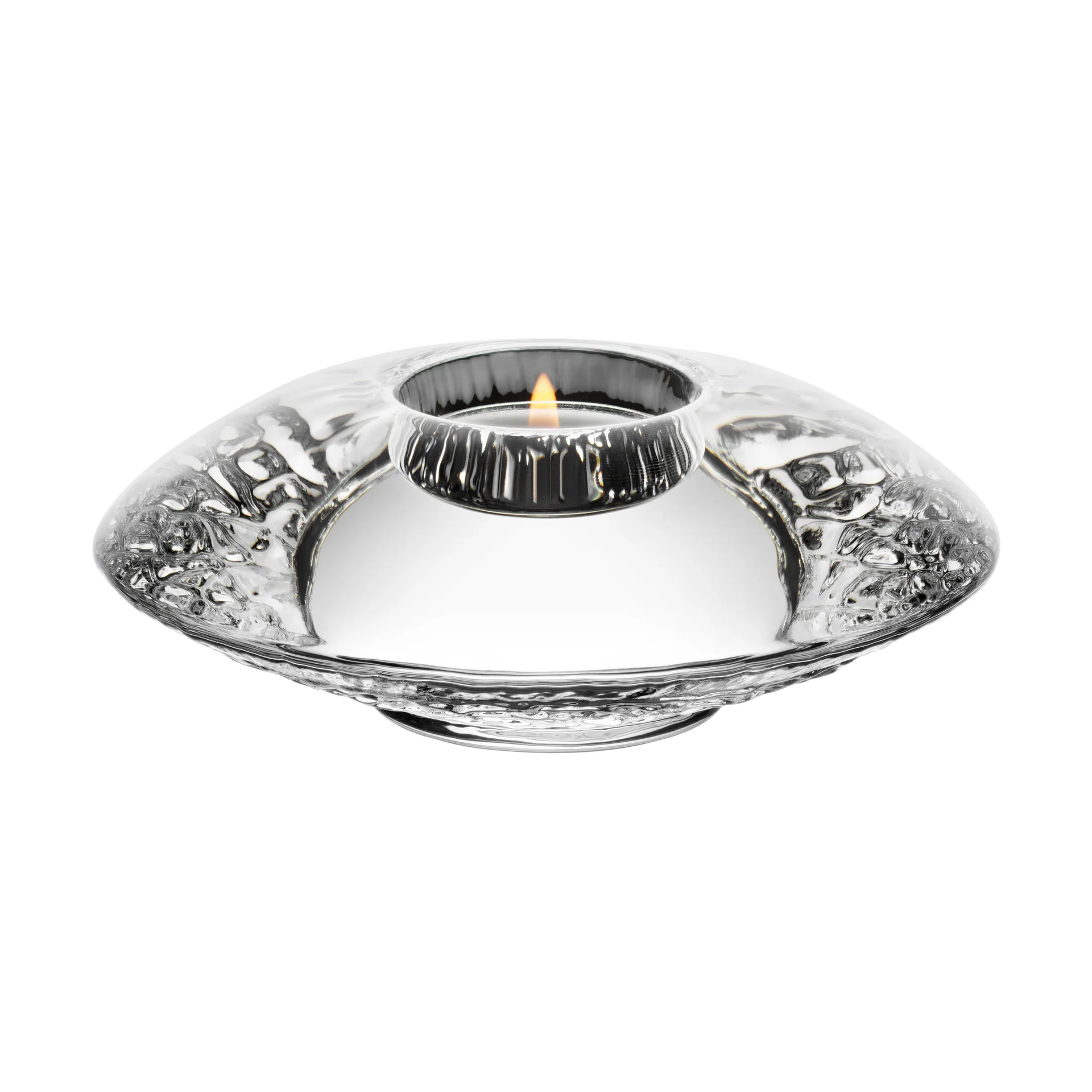 Portavelas Discus 140 mm, Transparente Kosta Boda