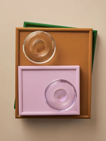 Portavelas Orion Ø11x6,3 cm - Claro - Kosta Boda