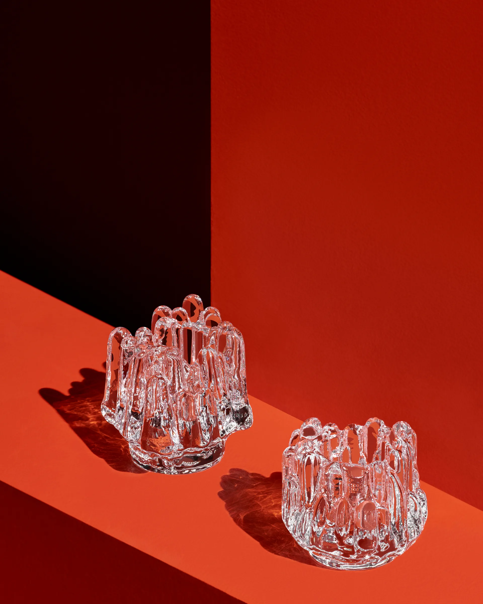 Portavelas Polar 112 mm, Transparente Kosta Boda