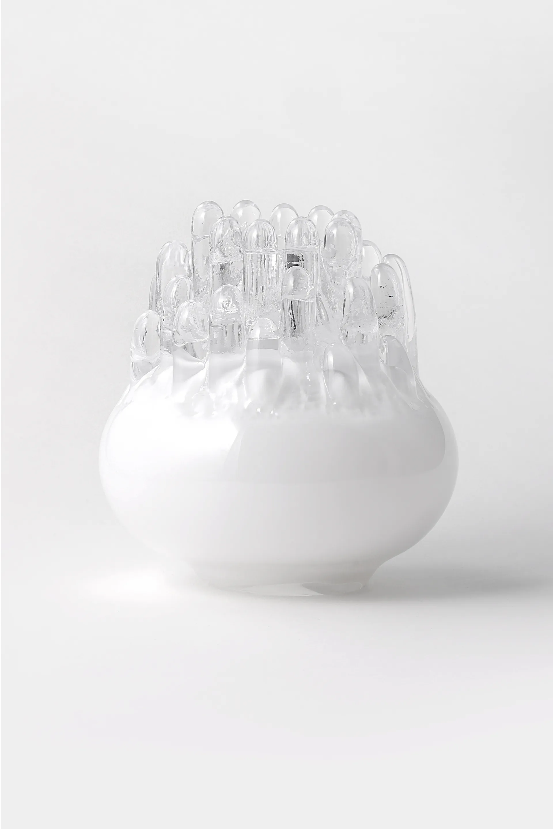 Portavelas Polar 330 mm, Blanco Kosta Boda