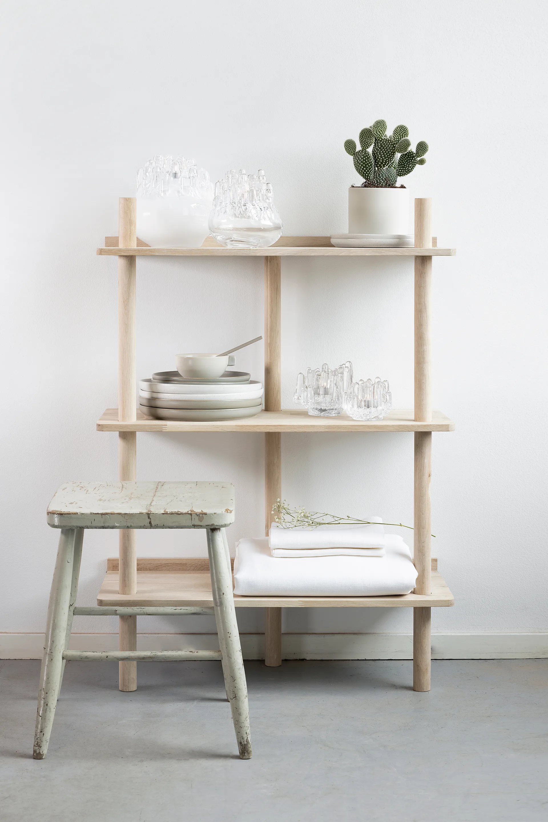 Portavelas Polar 86 mm, Transparente Kosta Boda