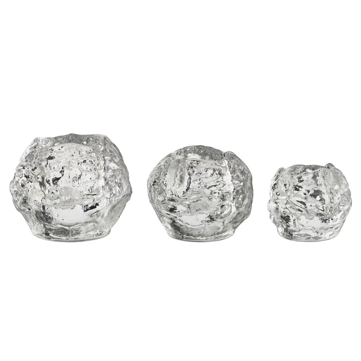 Portavelas Snowball 3-pack - 3-pack - Kosta Boda