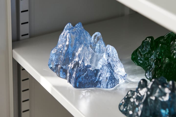 Portavelas The Rock 91 mm, Ice blue Kosta Boda