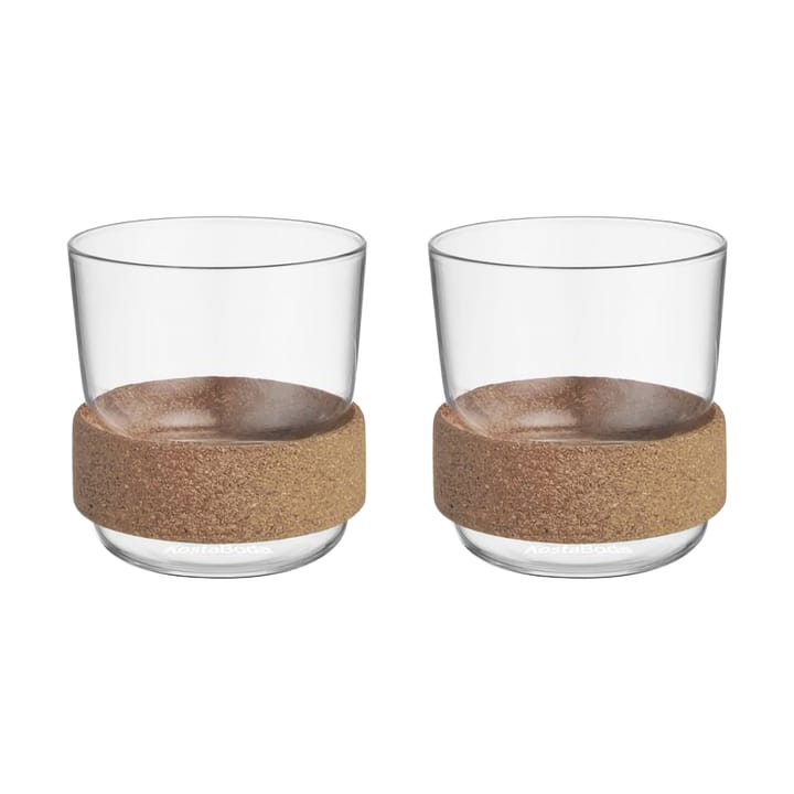 Taza con anillo de corcho Viva 30 cl pack de 2 - Transparente - Kosta Boda