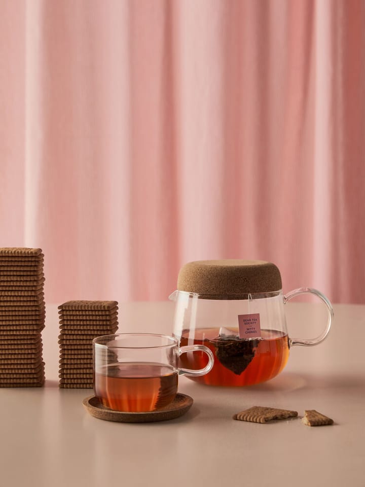 Tetera con tapa de corcho Viva 1,2 L, Transparente Kosta Boda