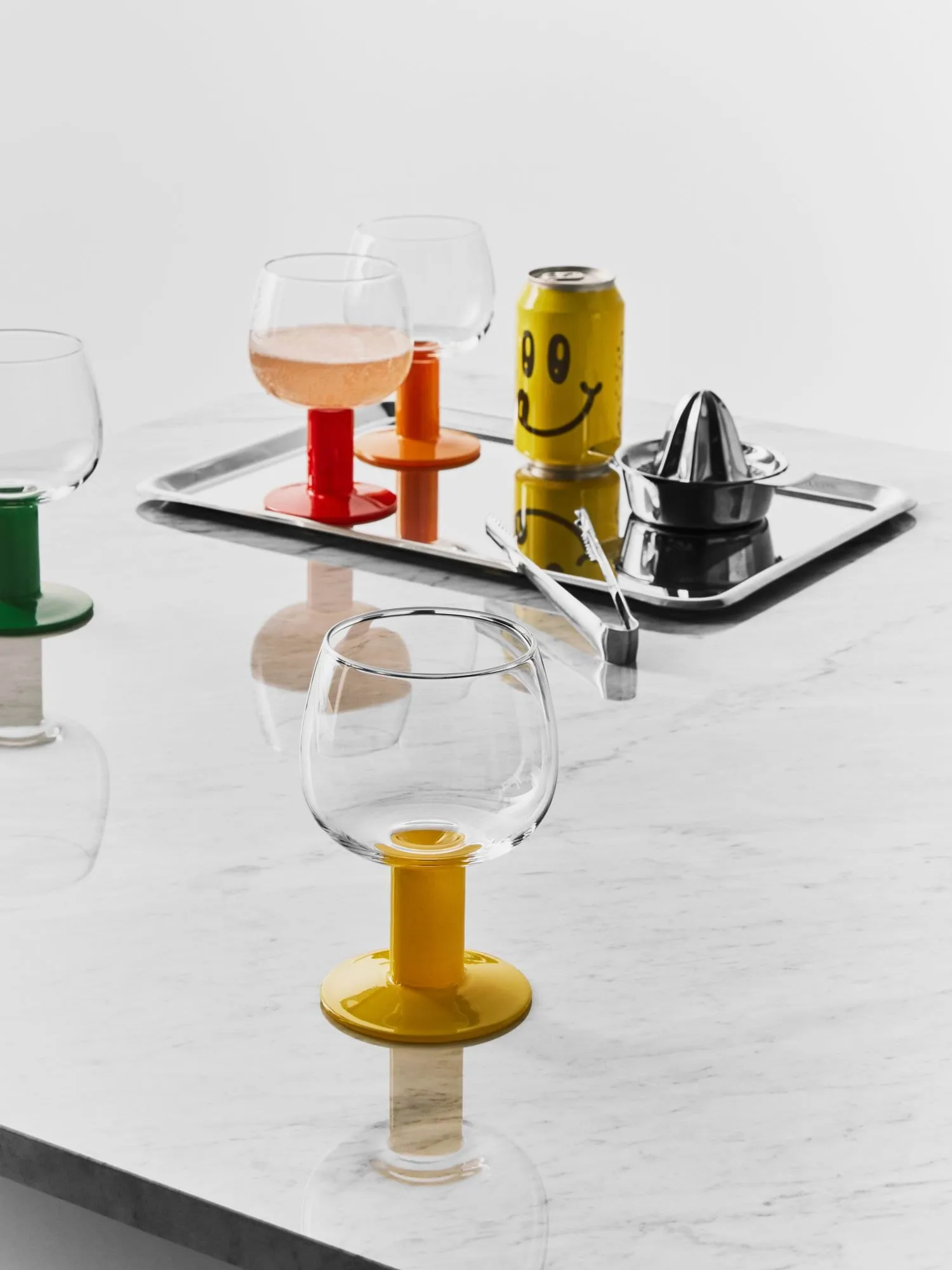 vaso Fars, colores variados, 40 cl, pack de 4 Kosta Boda