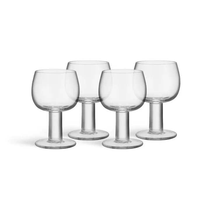 vaso Fars - Transparente, pack de 4 - Kosta Boda