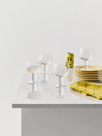 vaso Fars - Transparente, pack de 4 - Kosta Boda