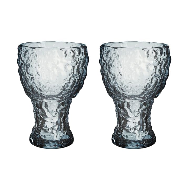 Vaso highball circular Moss 42 cl, 2-pack - Azul - Kosta Boda