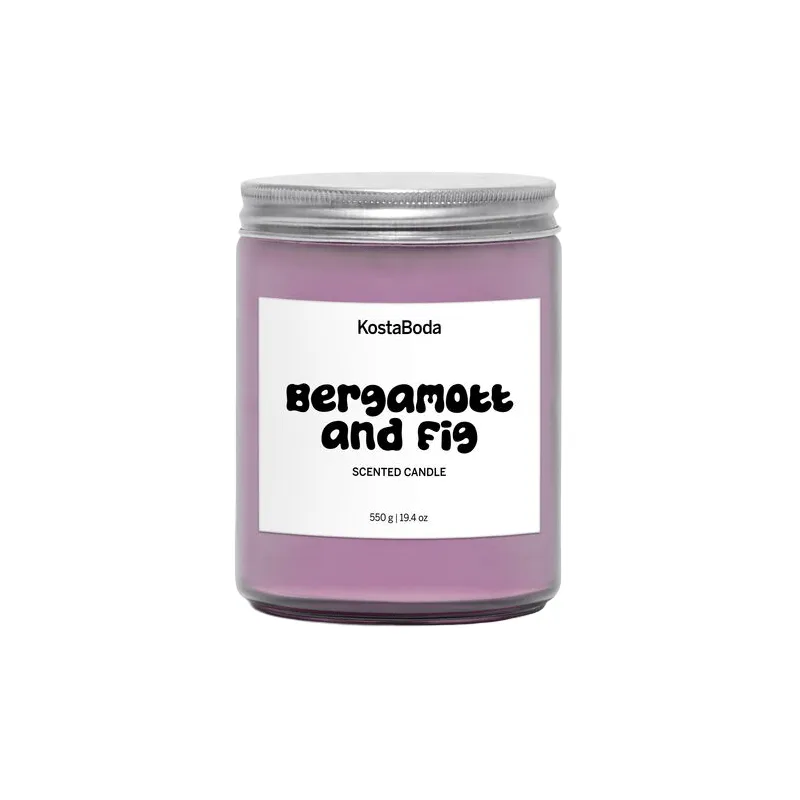 Vela perfumada Mind, Bergamott & Fig, 550 g Kosta Boda