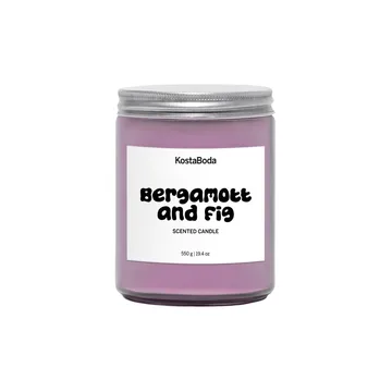 Vela perfumada Mind - Bergamott & Fig, 550 g - Kosta Boda