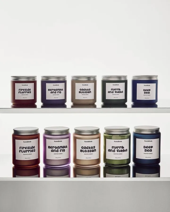 Vela perfumada Mind - Fireside flurries, 550 g - Kosta Boda