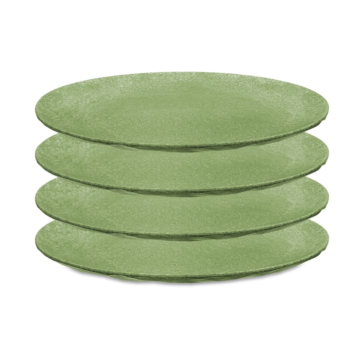 4 Platos Club Ø26 cm - Nature leaf green - Koziol