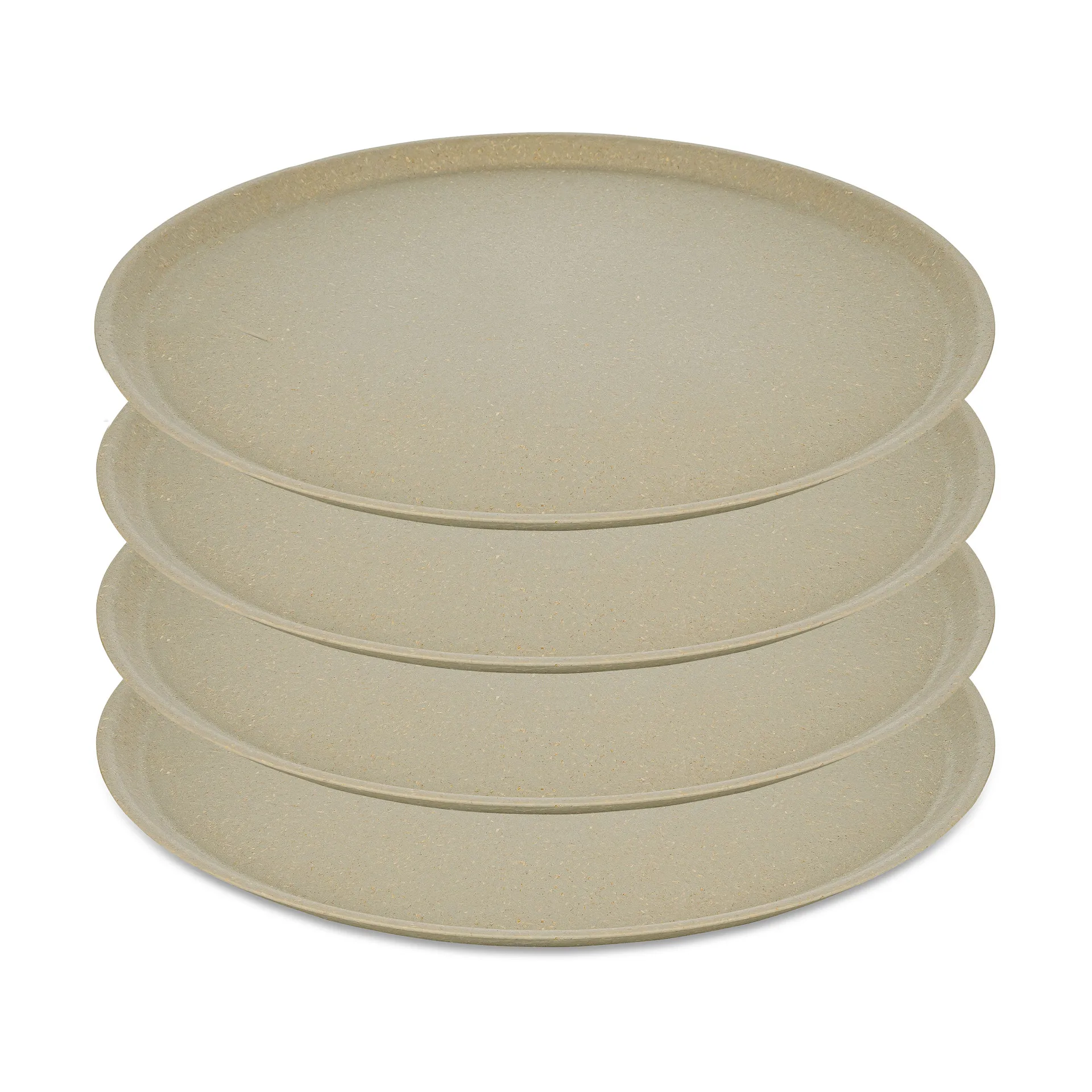 4 Platos Connect Ø25,5 cm, Nature desert sand Koziol