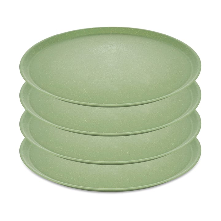 4 Platos Connect Ø25,5 cm - Nature leaf green - Koziol