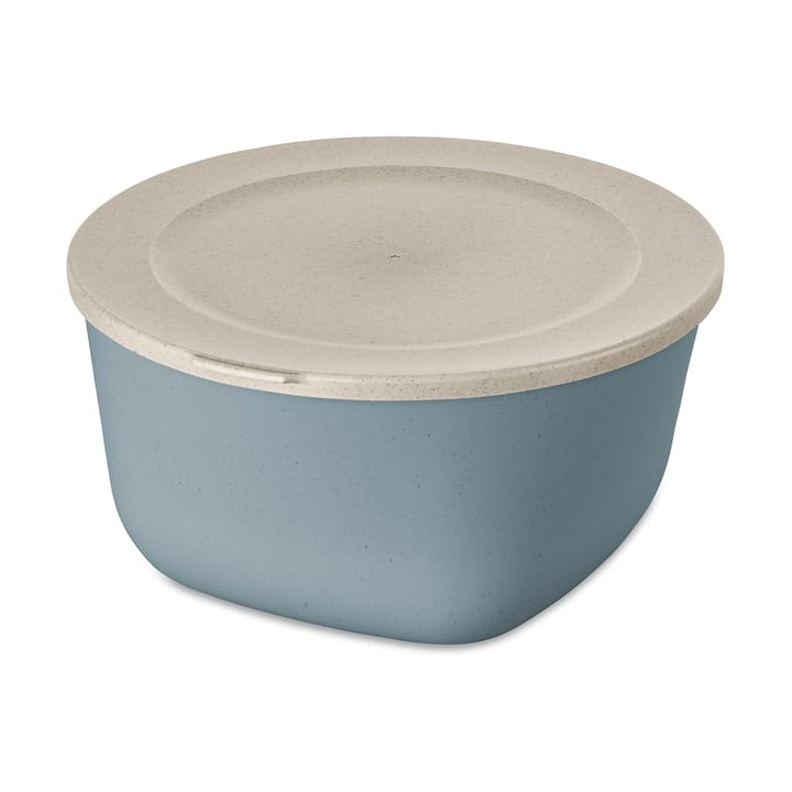 Bol/Cuenco con tapa Connect 4 l - Nature flower blue - Koziol