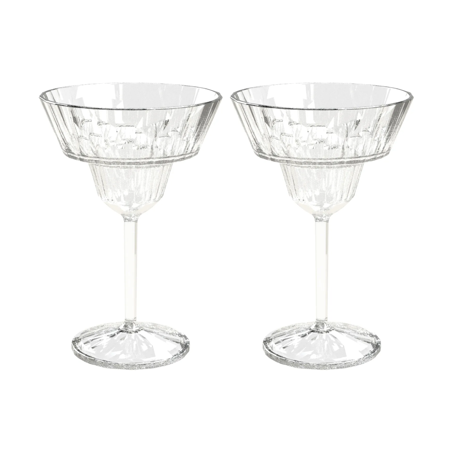 Club No. 16 2 Vasos de bebidas plástico 25 cl, Cristal transparente Koziol