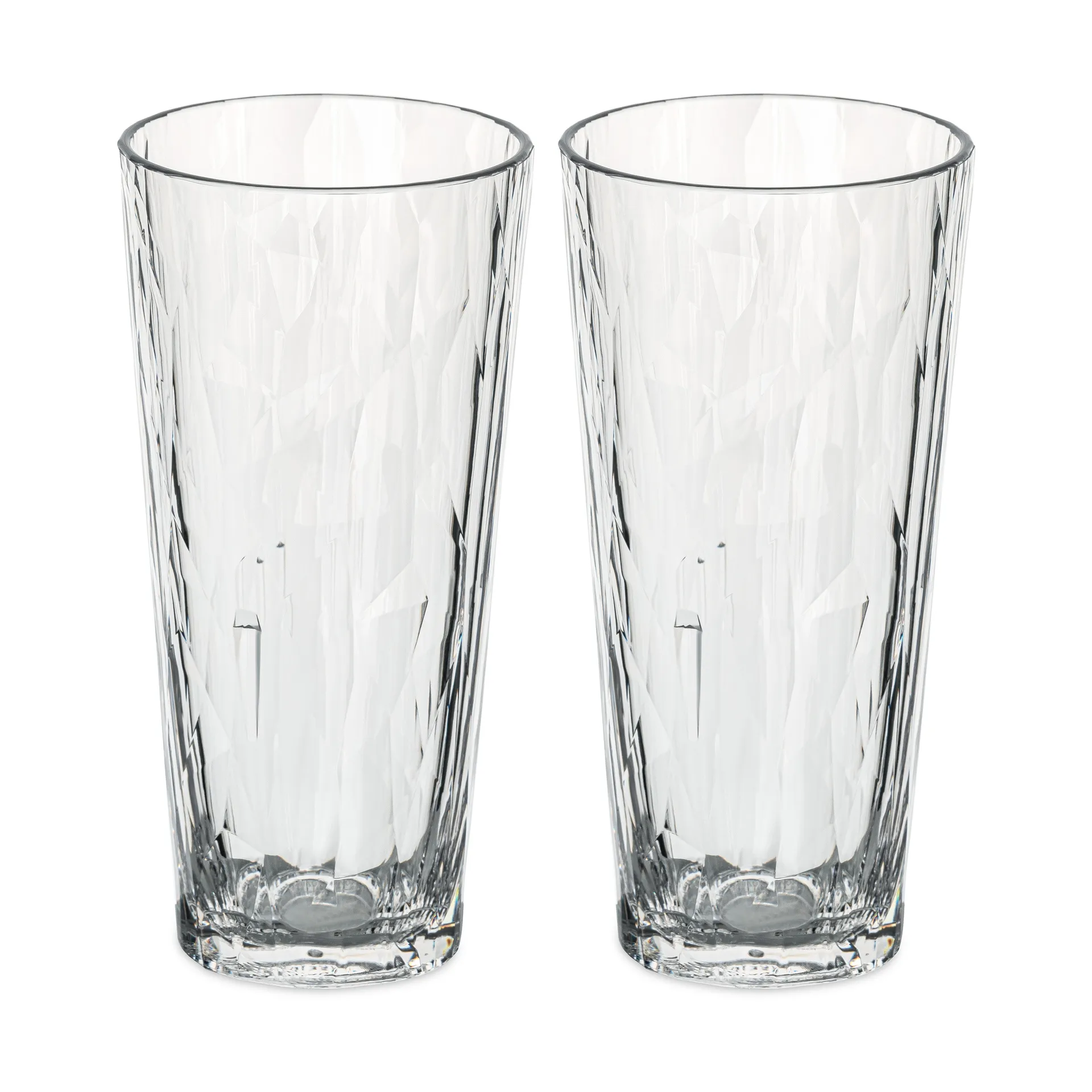 Club No. 19 vaso plast 25 cl 2-pack, Cristalino Koziol