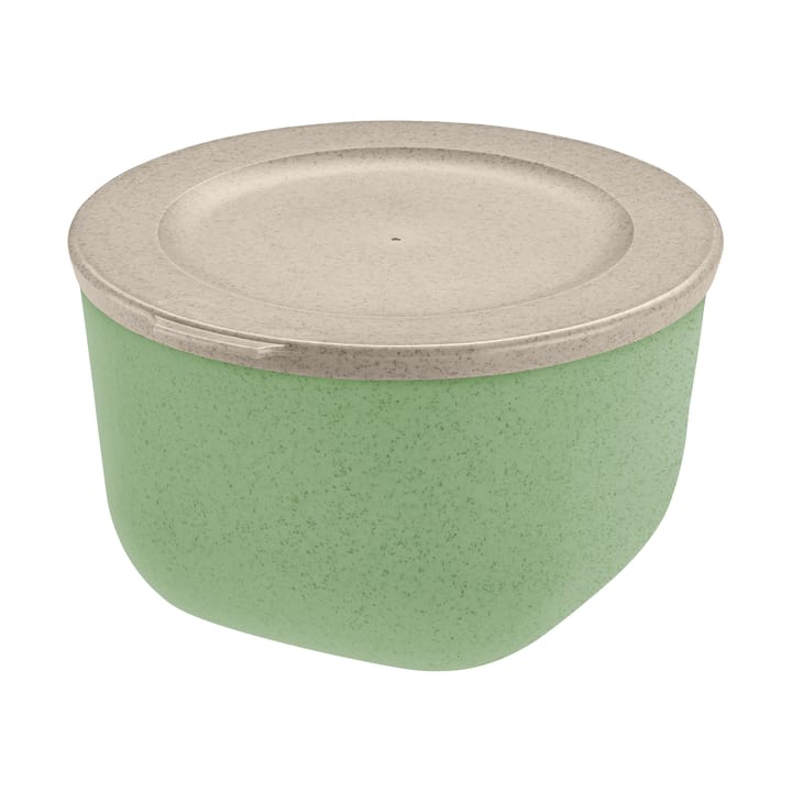 Cuenco Connect con tapa 1 L, termoplástico biocircular - Nature leaf green - Koziol