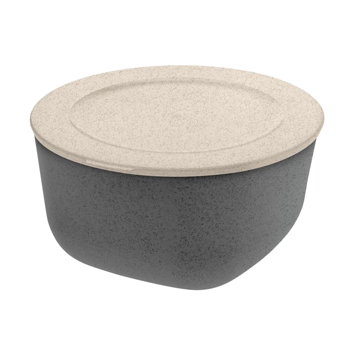 Cuenco/tazón Connect con tapa 2 L, termoplástico biocircular - Nature ash grey - Koziol