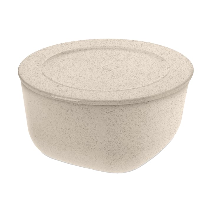 Cuenco/tazón Connect con tapa 2 L, termoplástico biocircular, Nature desert sand Koziol