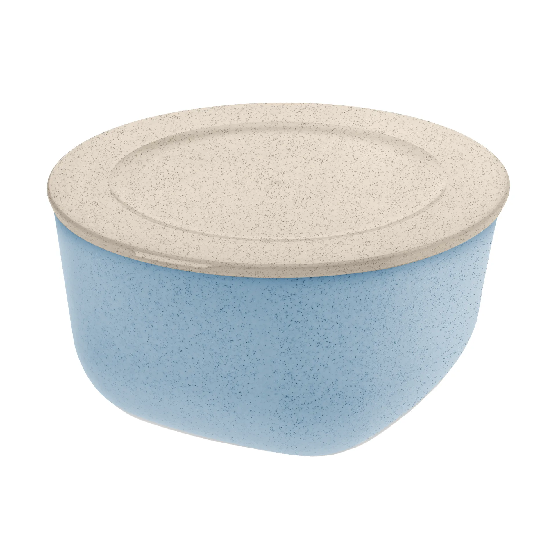 Cuenco/tazón Connect con tapa 2 L, termoplástico biocircular, Nature flower blue Koziol