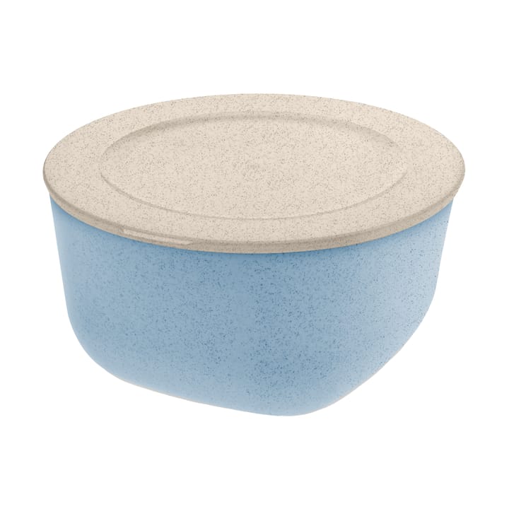 Cuenco/tazón Connect con tapa 2 L, termoplástico biocircular - Nature flower blue - Koziol