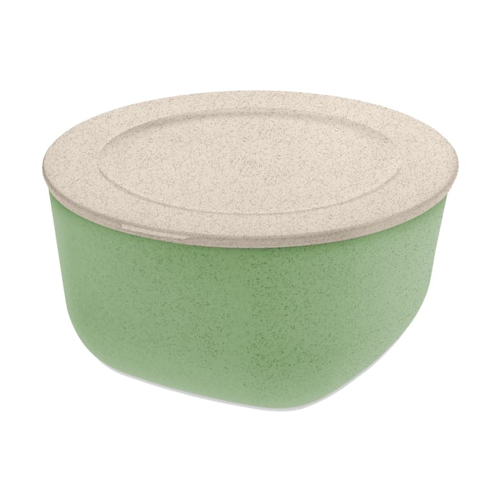 Cuenco/tazón Connect con tapa 2 L, termoplástico biocircular - Nature leaf green - Koziol